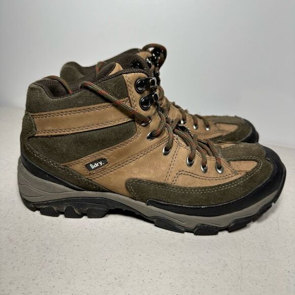 Elk Woods, Summit Brown Outdoor Rugged Trail Hiking Boots, US Men's 7,5 - Picture 3 of 7